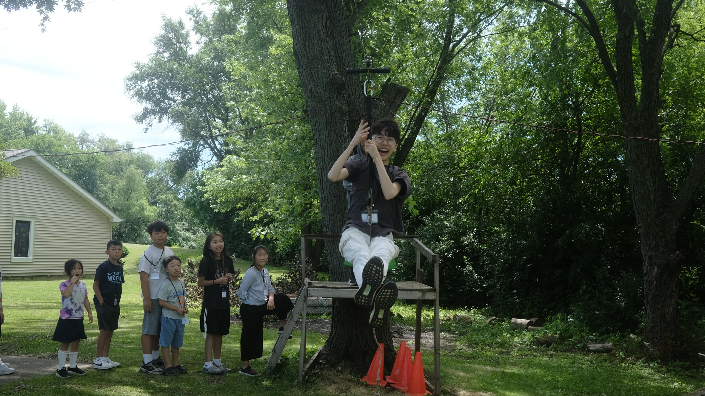 Children at summer school